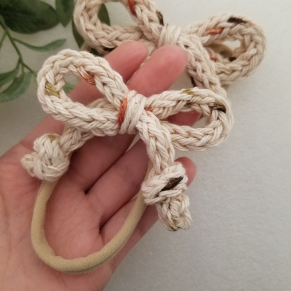 Knitted headband Bows - Picture 5 of 5